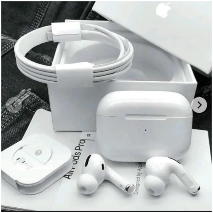 Apple Air Pods Pro Dubai Copy Bluetooth Earbuds Ip In-Wireless - Earbud - Embrace Superior Audio With The Apple Air Pods Pro Dubai Copy