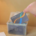 1 PC Storage Box Desktop Office Test Paper Storage Certificate Storage Box Transparent Data Sorting File Box. 