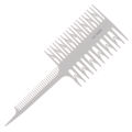 Fishbone Art Highlighting Comb Three-sided Pointed Tooth Hair Dye Brush Comb. 