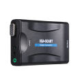 VGA to Scart Converter Video Audio Converter Video Adapter 1080P for TV and Projector. 