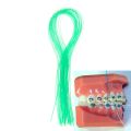 35pcs/lot Dental Floss Threader Dental Traction Line Oral For Crown Brace Bridge Implant Hoop Threading Braces Steel Traction.