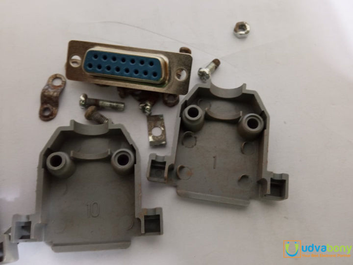 DB15%20DB-15%202%20Rows%2015%20Pin%20Male%20&%20Female%20VGA%20Jack%20&%20Socket%20Plug%20Connector%20With%20Plastic%20Back%20Shell%20Housing%20For%20LCD%20Monitor%20-%20Image%202