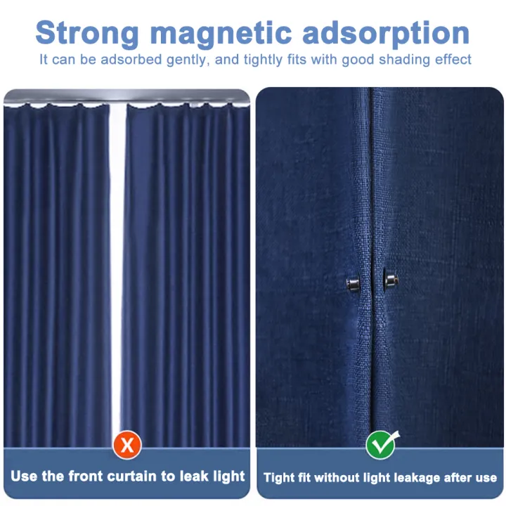 1/4/6Pairs%20Magnetic%20Fastener%20Room%20Curtain%20Button%20Accessorie%20Nail%20Free%20Button%20Window%20Decor%20Adjustment%20Magnet%20Detachable%20Curtain%20Buckle%20-%20Image%205