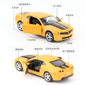 Chevrolet Camaro Bumblebee 1:36 , simulation of Bumblebee car, alloy sports car, boy toy car. 