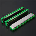 High quality 24-hole polyphonic C swan harmonica wind instrument. 