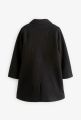 NEXT Black Color Military Wool Overcoat For Girl's (3-11yrs).. 