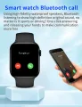 Ecocc【In stock】 T200 Plus Smart Watch 1.75inch Bluetooth Call Sport Bracelet Men Women Heart Rate Monitor Blood Pressure Fitness Tracker Smartwatch High quality plug and play. 