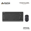 A4TECH Fstyler FG1112 Wireless Keyboard And Mouse Combo - 2.4 GHz Wireless - Sleek Round-Square Keycaps - 1200 DPI - Black. 
