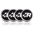 4pcs 56mm R SR Logo Car Steering Wheel Badge Center Hub Sticker For VW Volkswagen Golf Jetta Hub Cap Emblem Car styling. 