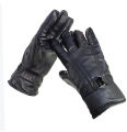 Full Soft Leather Finger Men Hand Gloves -Black- 1 Pair. 