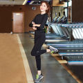 Yoga Clothes Spring/Summer Gym Female Online Influencer Quick Drying Clothes Women's Casual Sports Breathable Running Outdoors Sports Suit. 