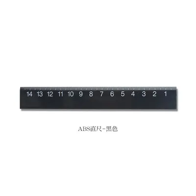 MUJI%20stationery%20black%20and%20white%20ruler%2015CM%20double-sided%20scale%20mini%20portable%20student%20aluminum%20ruler%20grid%20ruler%20-%20Image%207