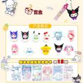 【Versatile】 Sanrio Sanrio Kuromi Hello Kitty Cartoon Mymelody Kt Cat Keychain Primary School Peripheral Pendant. 