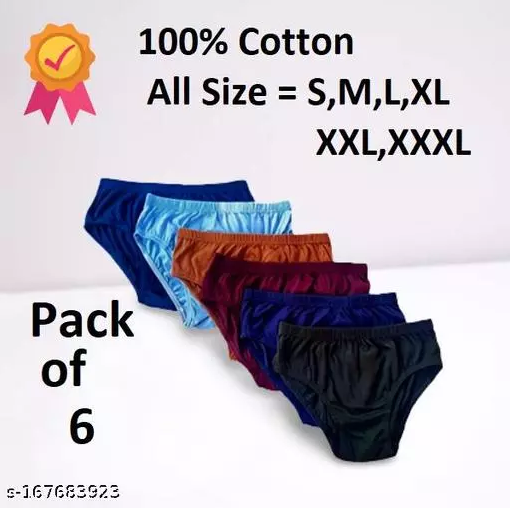 6 piece Cotton Panty For Women and panti for girls / Export quality ladies pantie / girls panty