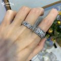 European Classic Luxury High Quality Jewelry 925 Sterling Silver Zircon Kaleidoscope Ring Women's Exquisite Fashion Luxury Brand.
