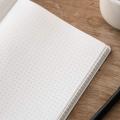 Papertree Dotted Notebook A5 Size Black & Brown Cover.