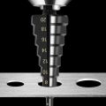 4Pcs 3-12 4-12 4-20mm Straight Groove Step Bit Nitride Twist Drill. 