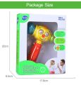 HOLA 3115 Baby Toys Musical Hammer Toy Newborn 0-18 Months Musical Toy Toddler Electronic Trumpet Toys for Children.