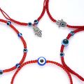 Braided Red Thread Bracelets For Women Men Bohemian Turkish Evil Eye Beads String Lucky Woven Jewelry Hot Fashion Gifts. 