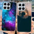 For Huawei X8 Case Fashion Flower Butterly Pattern Soft Silicone TPU Back Cover For Honor X8 4G TFY-LX1 TFY-LX2 TFY-LX3 HonorX8. 