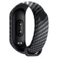 Carbon Fiber Pattern Strap -for Xiaomi Miband 6 5 4 3- Wear-resistant Xiaomi Bracelet Replacement Wristband Correa for Mi Band 6 5. 