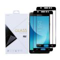 Galaxy J7 max Tempered Glass Screen Protector Full-Black. 