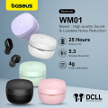 Baseus WM01/WM02 Wireless Bluetooth Earphone Smart Noise Reduction Mini In-Ear Wireless Earbuds Headphones. 