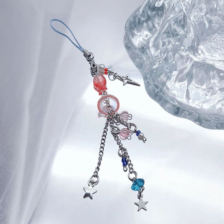 Blue%20Pink%20Jellyfish%20Keychain%20Jellyfish%20Phone%20Charm%20Star%20Phone%20Strap%20Y2K%20Beaded%20Long%20Tassel%20Keychain%20-%20Image%204