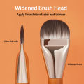 Foundation Makeup Brush, Flat Foundation Brush for Liquid and Cream Foundation Buildable Coverage, Skin-Friendly, Dense. 