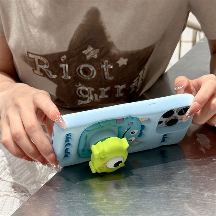 Cartoon%20cute%20three-dimensional%20little%20monster%20comes%20with%20stand,%20personalized%20Case%20for%20iPhone%2016%2015%20Pro%20Max%2014%2013%2012%20Pro%2011%20Soft%20Cover%20-%20Image%206