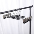1/5pcs Plastic Dip Pants Rack With Clip Folding Hanger Space-saving Multi-function Household Accessories Storage Cloth Shelf.