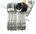 Stainless steel spoon 6 inches 24 pieces Set (12 piece Tea Spoon and 12 piece frock Spoon) for kitchen and dining-Chamis.