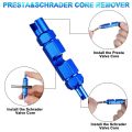 Bicycle Tubeless Sealant Injector and Presta Valve Core Removal Tool.