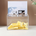 Transparent Donation Box with Lock Money Collection Box Ballot Box Suggestion Box. 