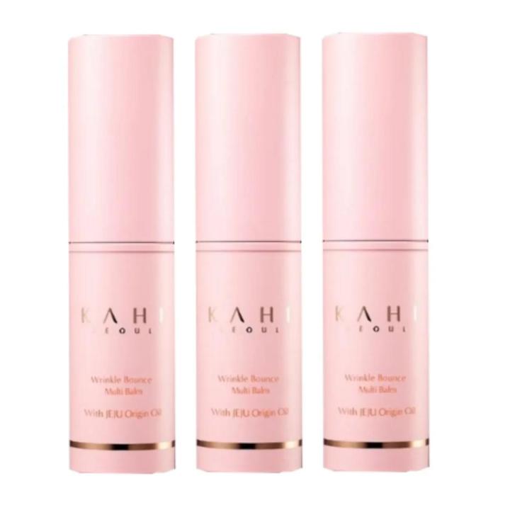 Abandon 9g Korean KAHI Wrinkle Bounce Multi Balm Collagen Pink Stick Fade Wrinkles Deep Moisturizing Multi Cream Hydrated Skin Care
