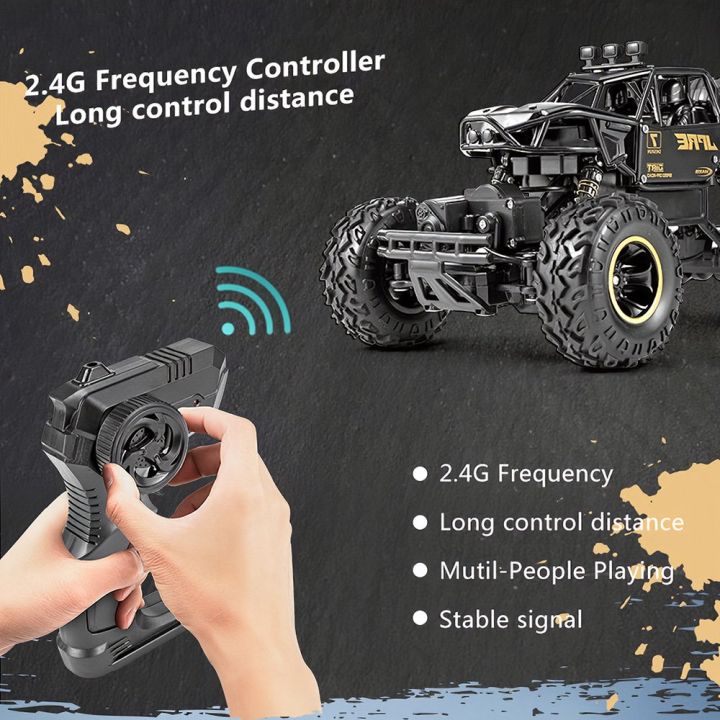 R/C%20CAR%201/16%20Off-road%20Buggy%20Alloy%20RC%20Car%202.4GHz%204WD%2015km/h%20High%20Speed%20Climbling%20Car%20RTR%20-%20Image%204