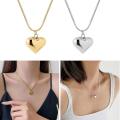Love Simple Stainless Steel Clavicle Light Luxury Women's Necklace Jewelry.