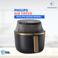 Philips Airfryer NA342 Rapid-Air Plus Technology 3000 Series 7.2L, Cooking Window, 16-in-1 Air-fryer, Fat Removal, Easy to Clean, Black Body/Copper Handle. 