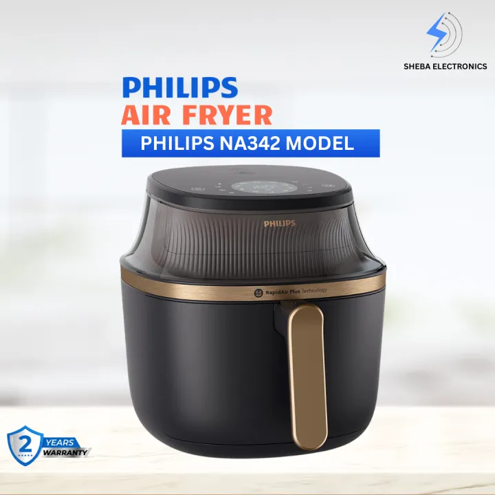 Philips%20Airfryer%20NA342%20Rapid-Air%20Plus%20Technology%203000%20Series%207.2L,%20Cooking%20Window,%2016-in-1%20Air-fryer,%20Fat%20Removal,%20Easy%20to%20Clean,%20Black%20Body/Copper%20Handle%20-%20Image%203