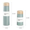 UREAN Mini Portable 150ML/250ML Drinkware Gifts Wood Grain Stainless Steel Pocket Cup Heat and Cold Insulation Cup Travel Water Bottle Vacuum Flask Thermocup Thermos.