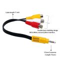 Video AV Component Adapter Cable Replacement for Samsung TV, 3 RCA to AV Input Adapter Cable for Samsung TV. 