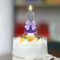 Number 6 Birthday Candles Cake Toppers Digital Candle for Girl's 16th Birthday Party Decoration Wedding Anniversary Party Decor. 
