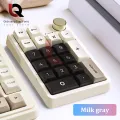 KZZIK20 Wireless Numeric Keypad Programming Custom Knob Keyboard RGB Lamplight Mini Button Gaming 3 Modes Mechanical Keyboard. 