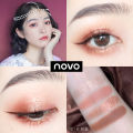 Domestic makeup NOVO eyeshadow, new eyeshadow palette, Douyin, the same student beauty eyeshadow palette, four-color female HOJO.