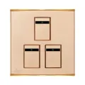 Premium Quality Walton Safe 3 Gang Switch -1 Way.
