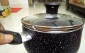 Kiam Marble Coated Milk Pan With Glass Lid. 