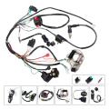 For Motorcycle ATV Pit Bike 50 70 90 110 125Cc Wiring Harness Full Complete Electrics Wiring Harness STATOR Parts. 
