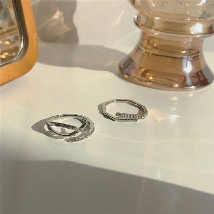 925%20Sterling%20Silver%20Open%20Adjustable%20Ring%20Shiny%20Zircon%20Multifunctional%20Decoration%20Simple%20Index%20Finger%20Ring%20Female%20Wedding%20Jewelry%20-%20Image%205
