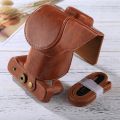 (Not a Camera) Full Body Camera PU Leather Case Bag with Strap for FUJIFILM XT10 / XT20. 