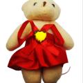 12cm Cute Bear Stuffed & Plush Teddy Bear Keychain Stuffed Animals Small Teddy Bear Pendant Cute Plush Toys As a Christmas Gift. 